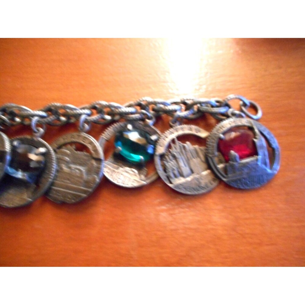 Vintage Charm Bracelet Chauteau France French 1950s